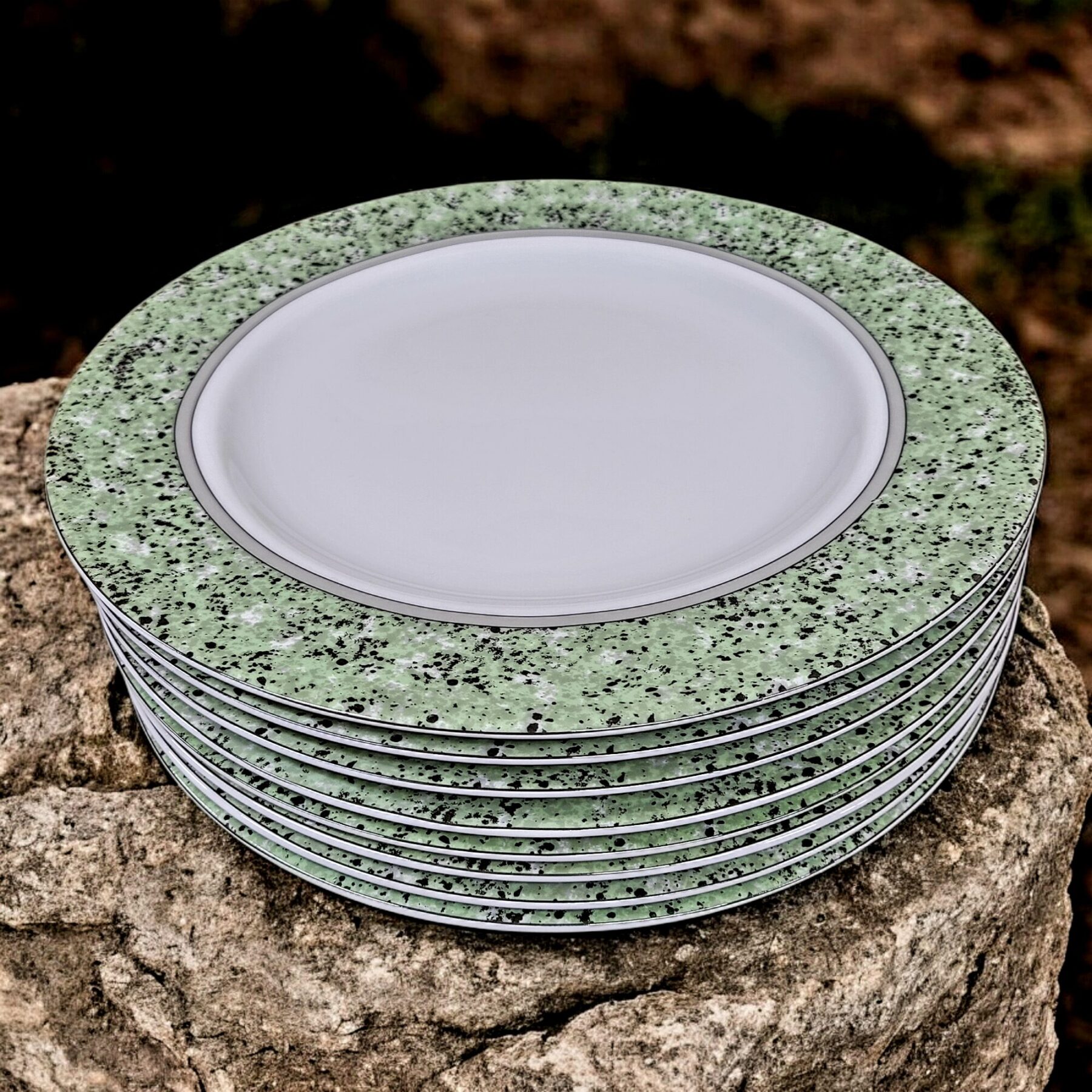 Burg Lindau feines Porzellan taldrik - 30 cm