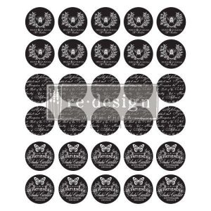 Prima siirdepilt kapinuppudele “Cursive Letters”