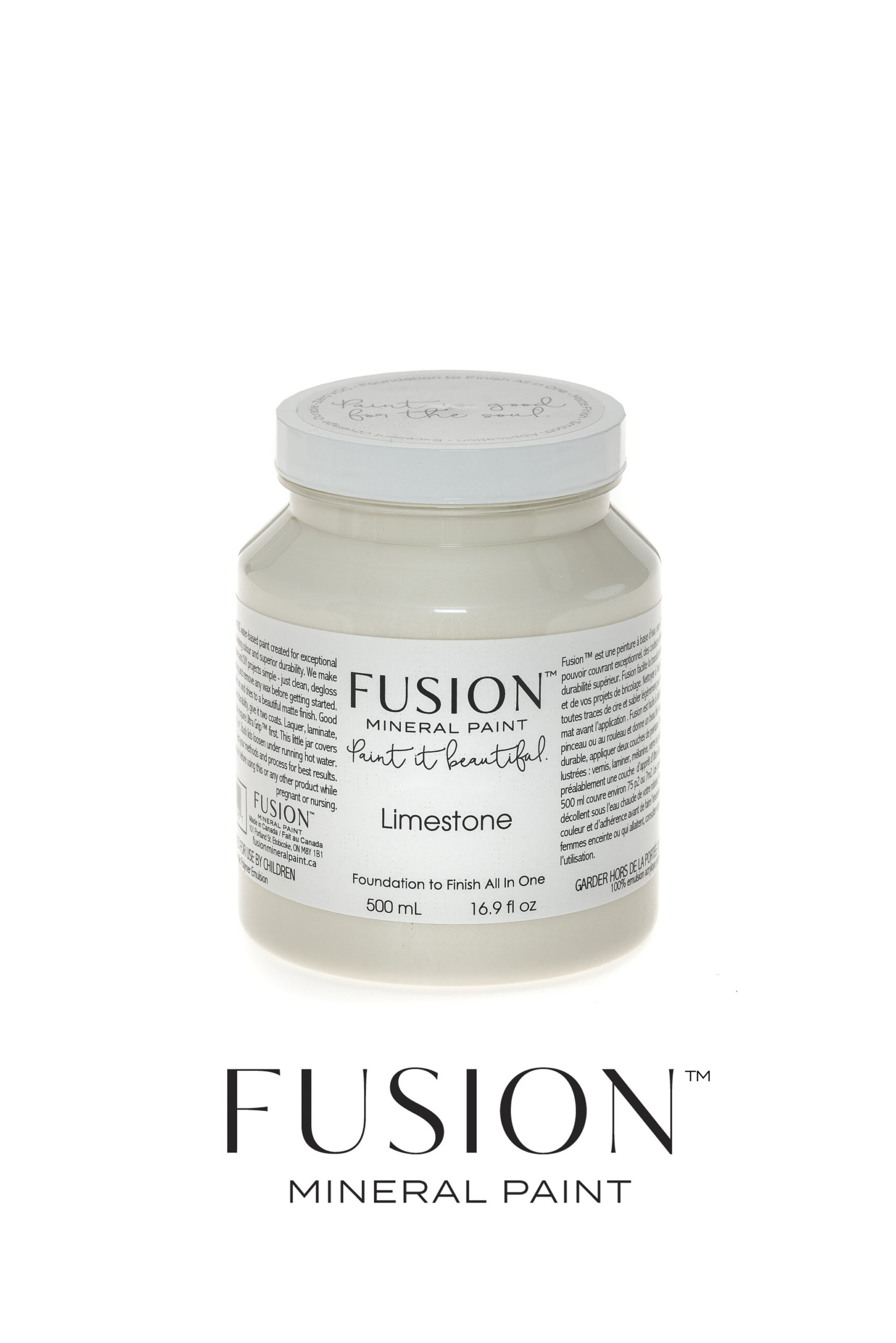 FUSION™ Mineral Paint Limestone 500 ml - Image 2