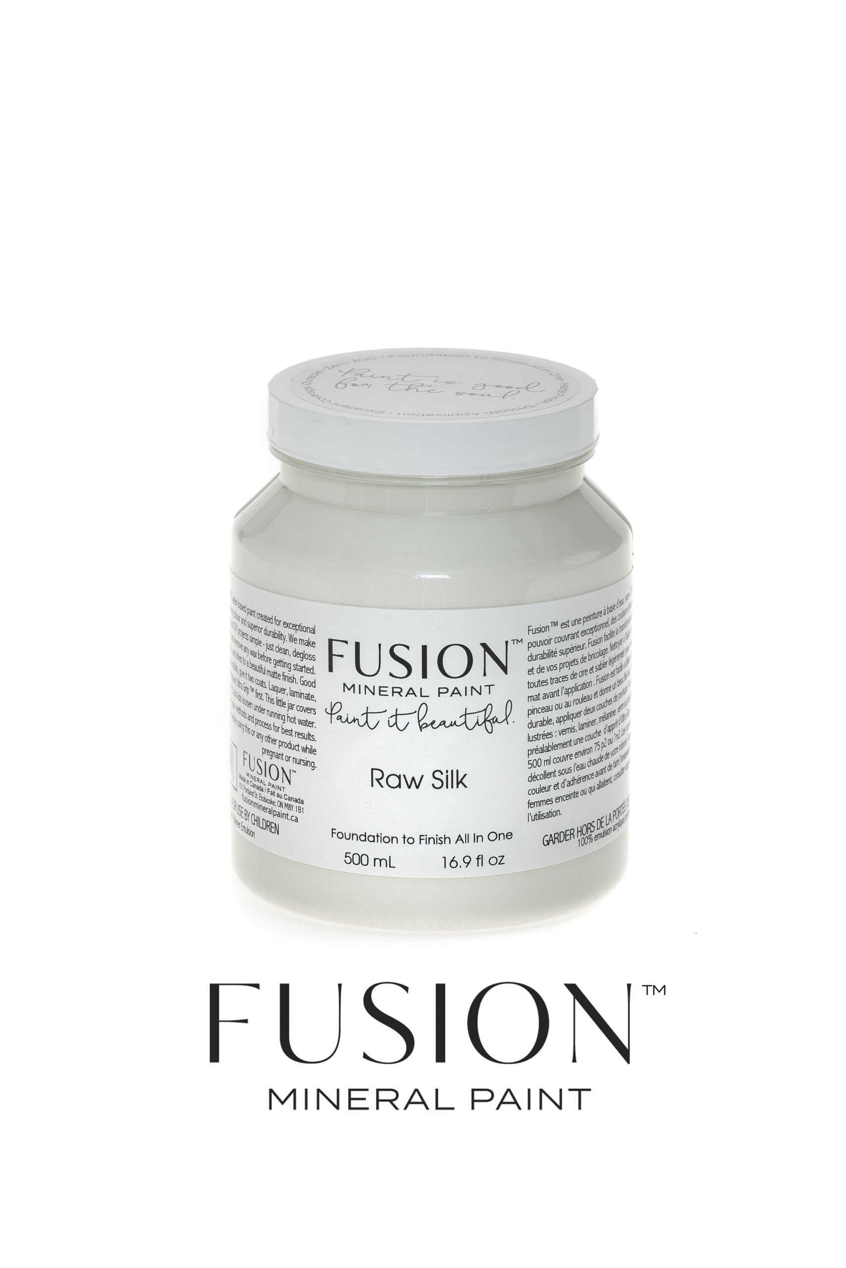 FUSION™ Mineral Paint Raw Silk 500 ml - Image 2