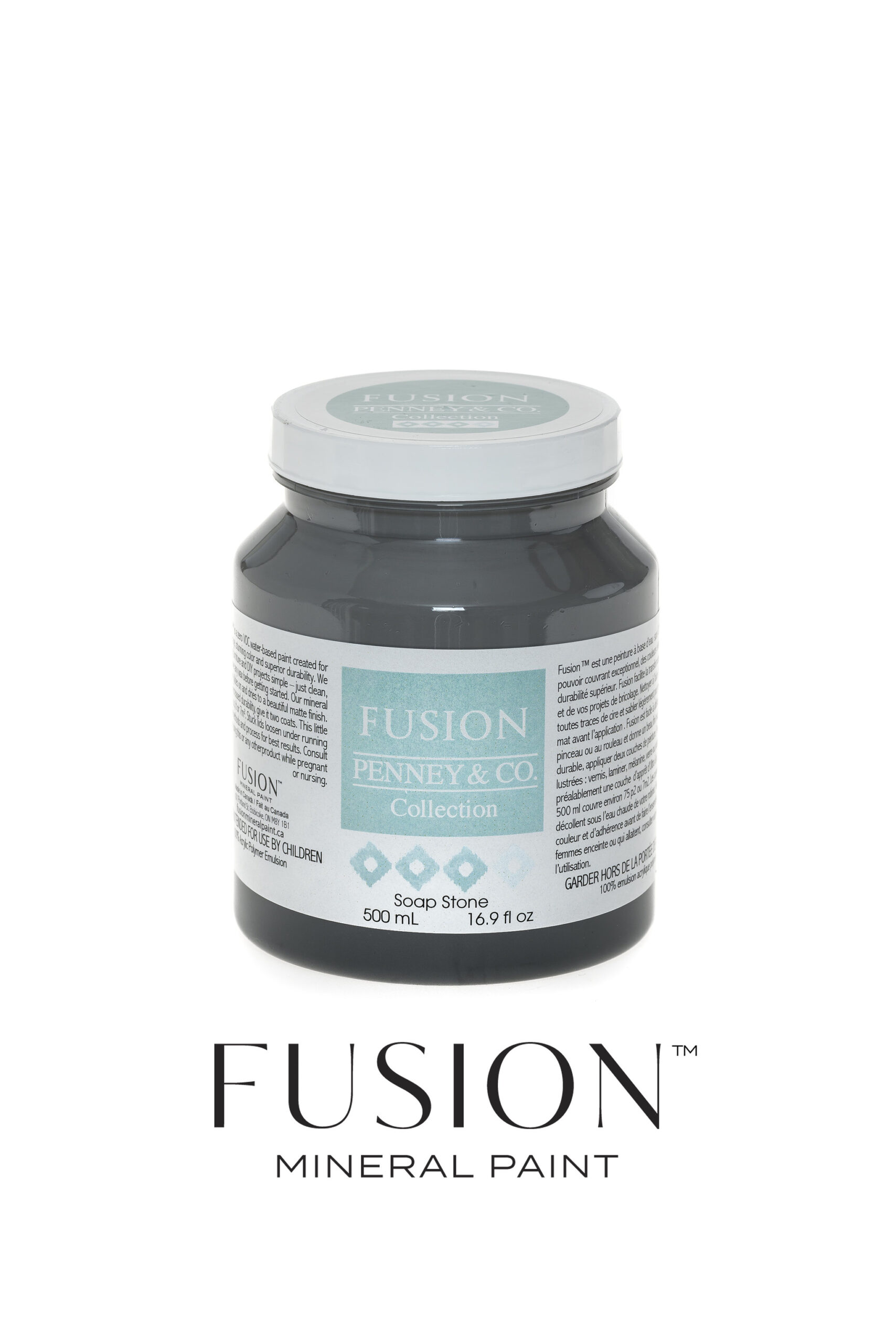 FUSION™ Mineral Paint Soap Stone 500 ml - Image 2