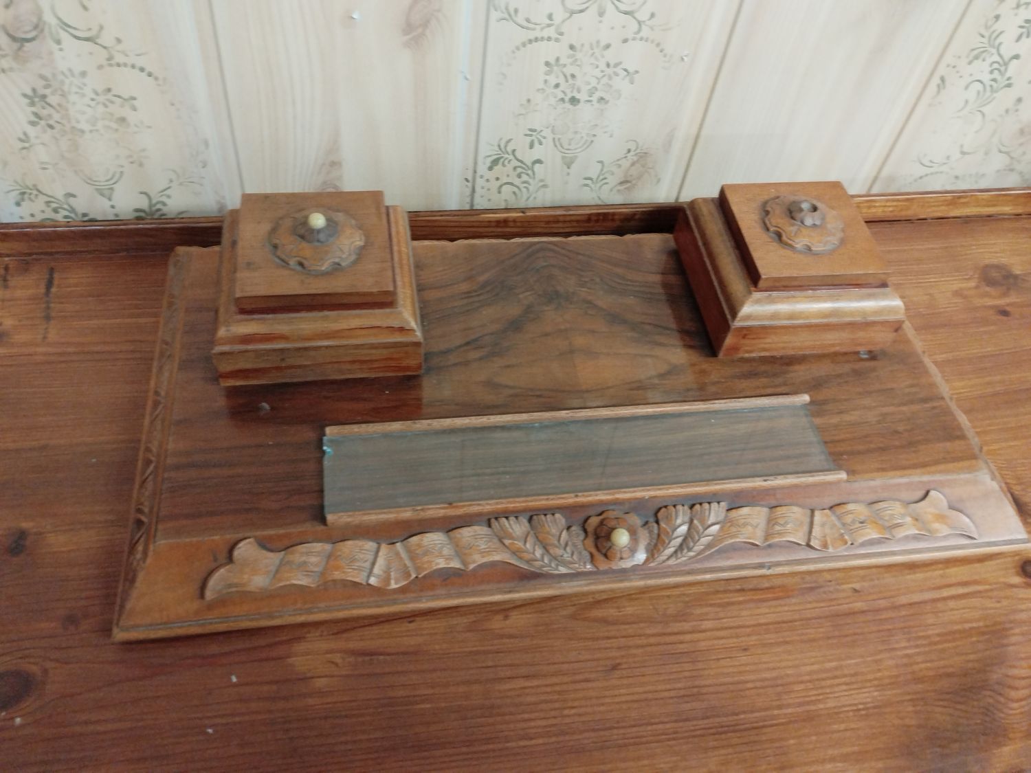 Puidust kirjutuslaua garnituur (tindipotid) - Image 7