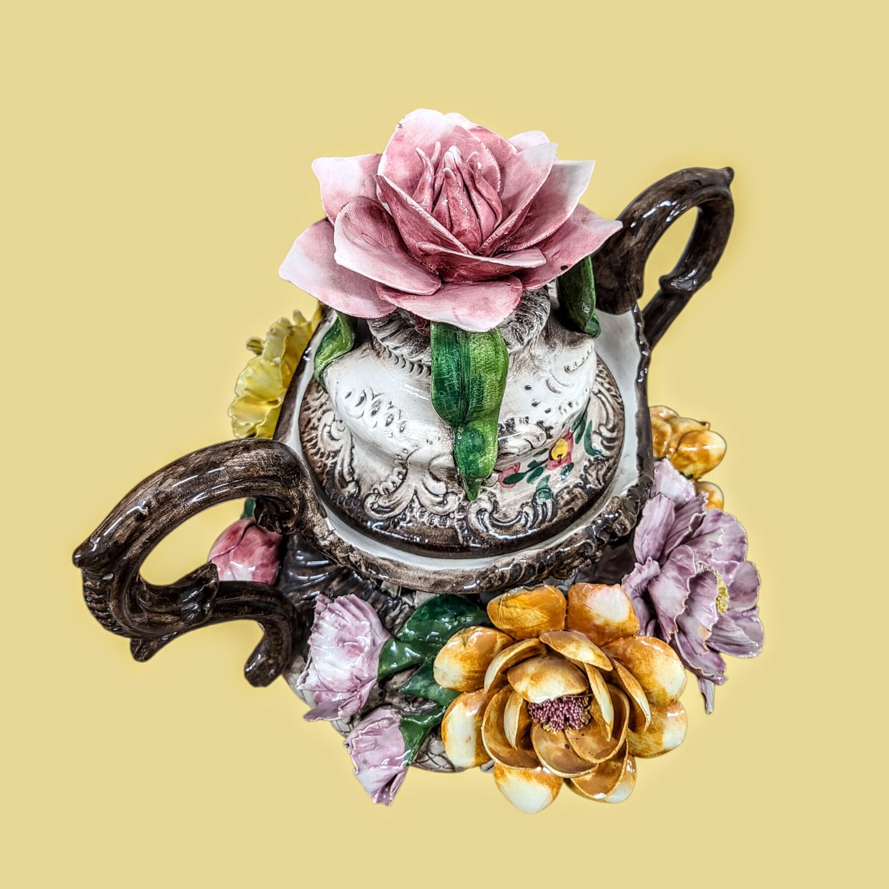 Itaalia keraamiline vaas Bassano stiilis - Image 5