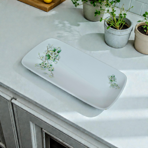 Serveerimisvaagen Rörstrand Iduna - õunaõitega vintage portselan