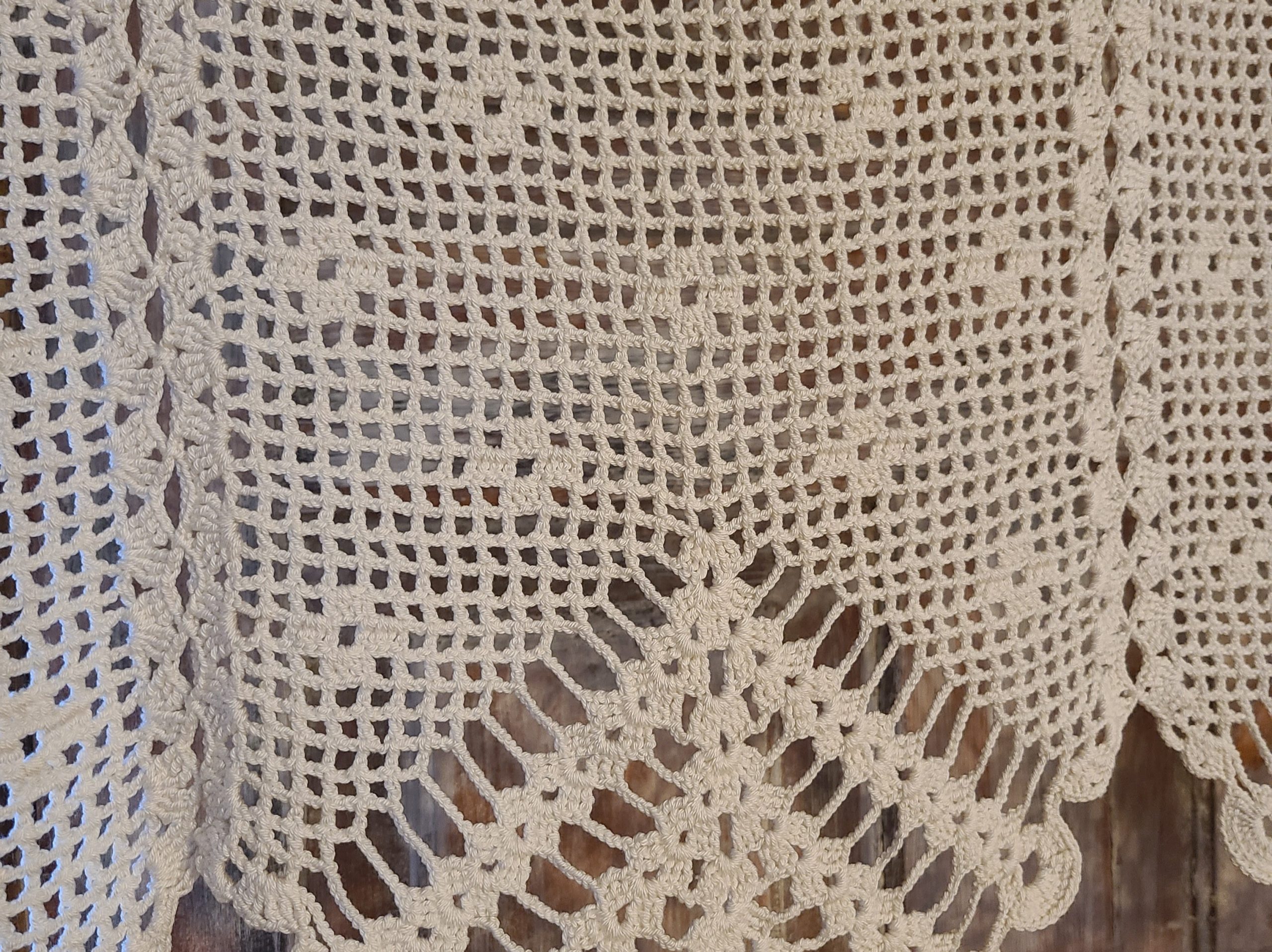 Heegeldatud pitskardin – vintage stiilis õhuline aknakardin - Image 2