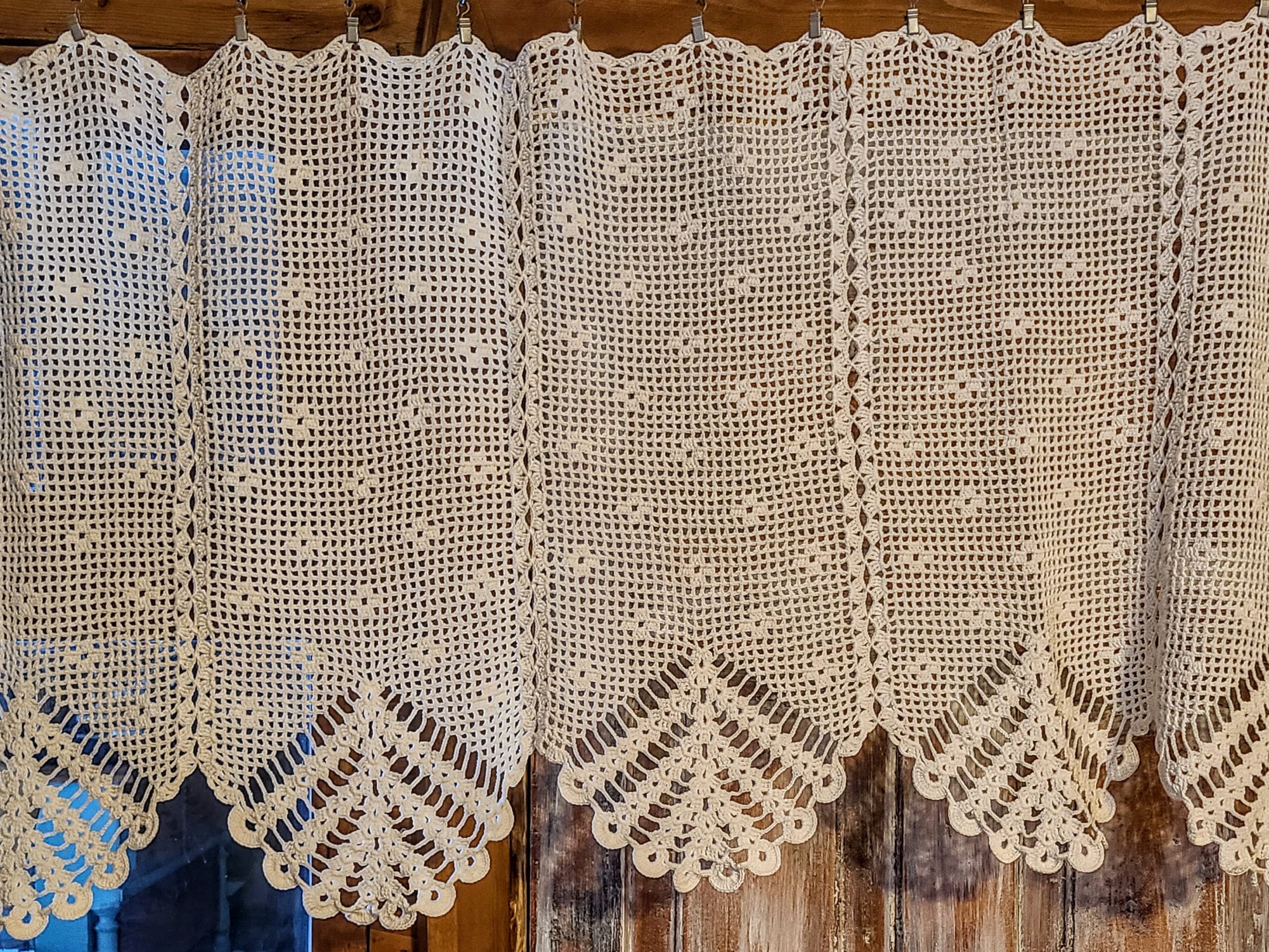 Heegeldatud pitskardin – vintage stiilis õhuline aknakardin - Image 4