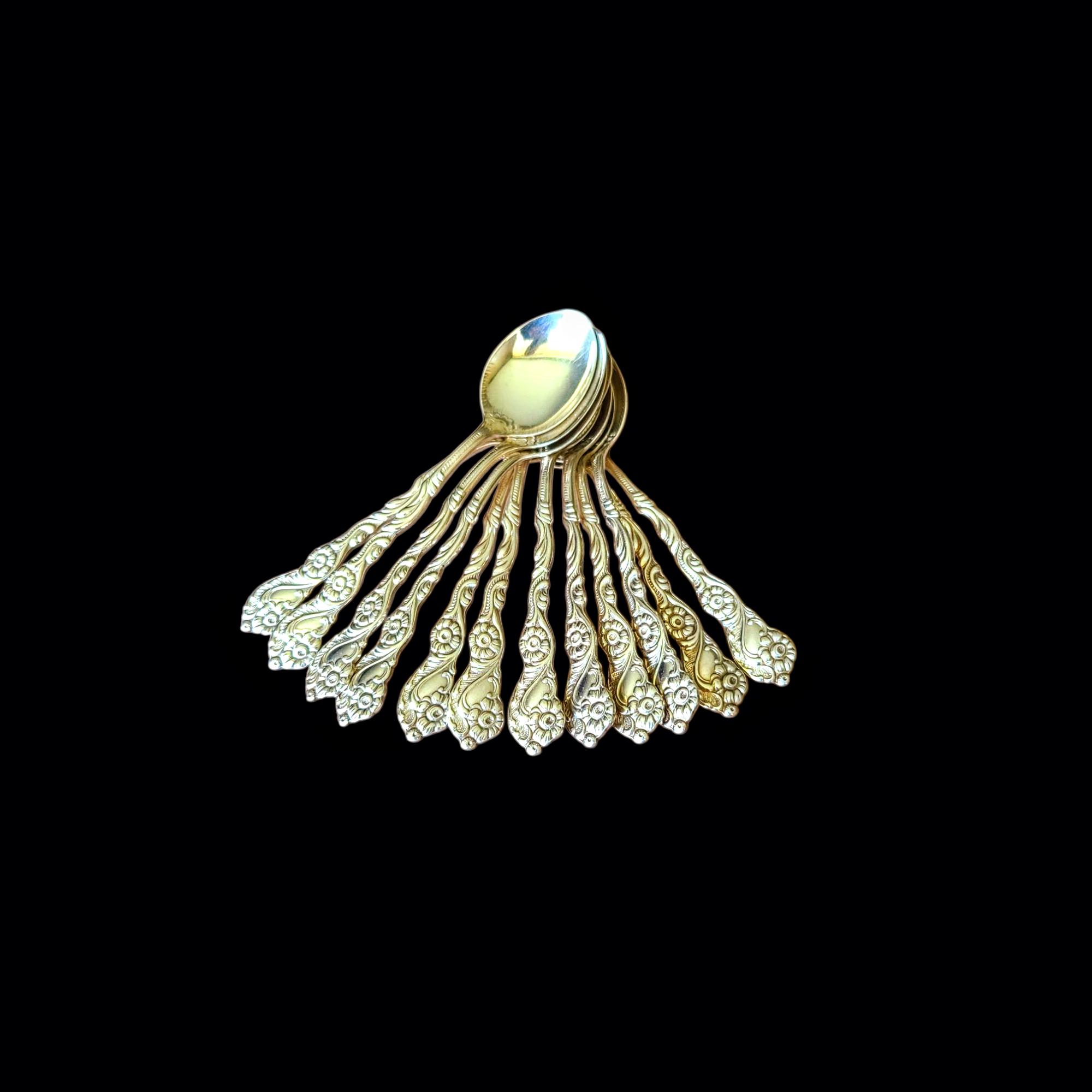 Vintage hõbetatud kohvilusikas – NilsJohan, Amsterdam - Image 2