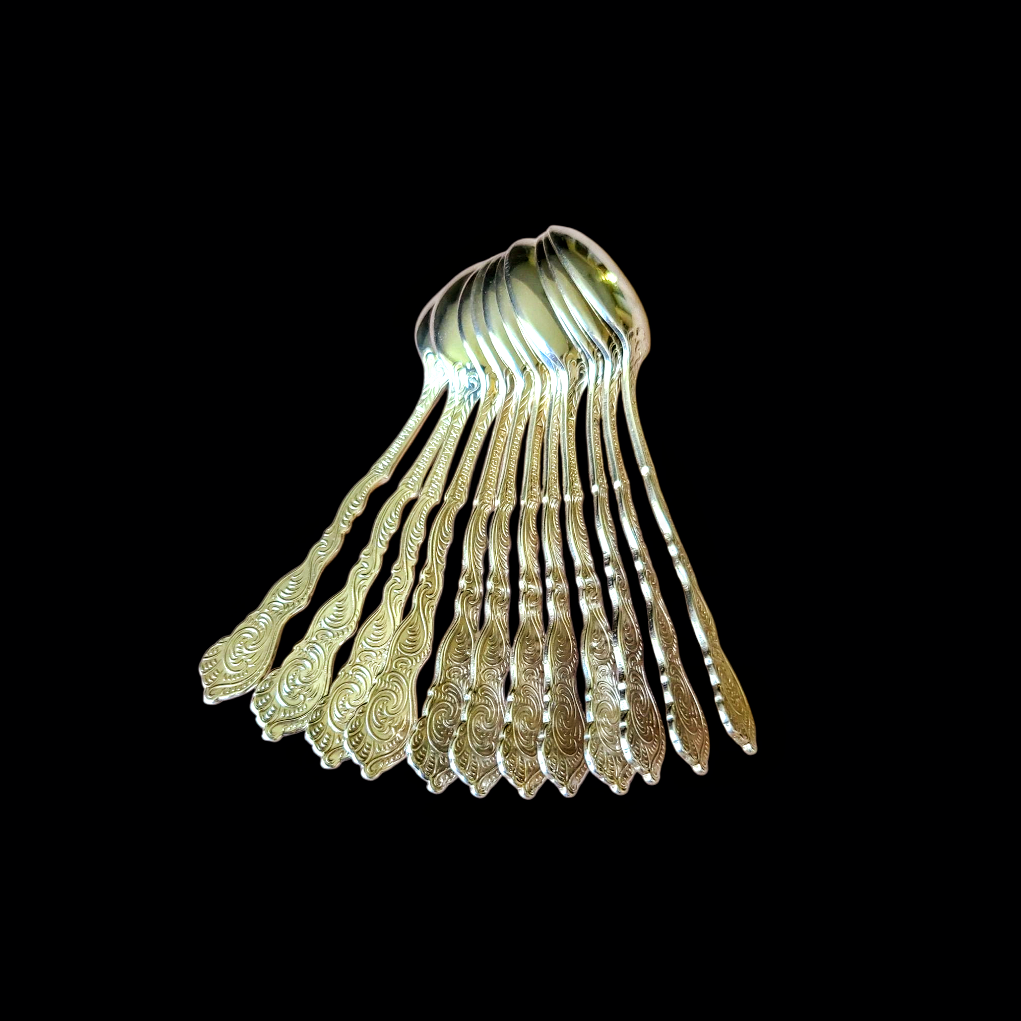 Vintage hõbetatud kohvilusikas – NilsJohan, Amsterdam - Image 3