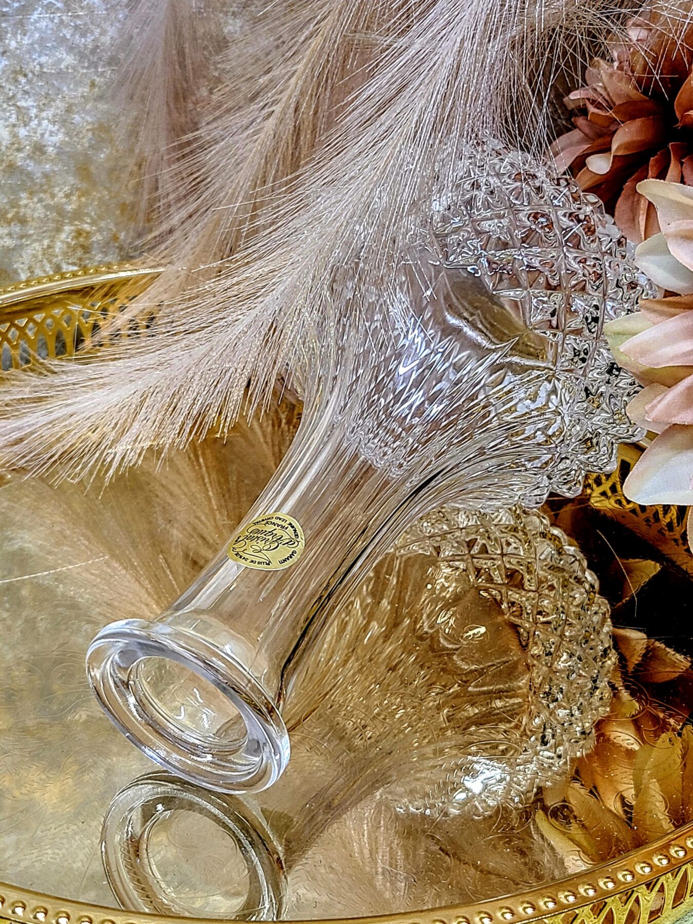 Cristal d’Arques Prantsuse 24% pliikristallist karahvin - Image 4