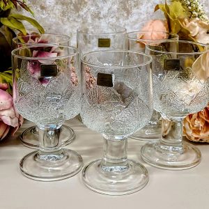 Arcoroc Aspen Leaf vintage pokaal - 6 tk.