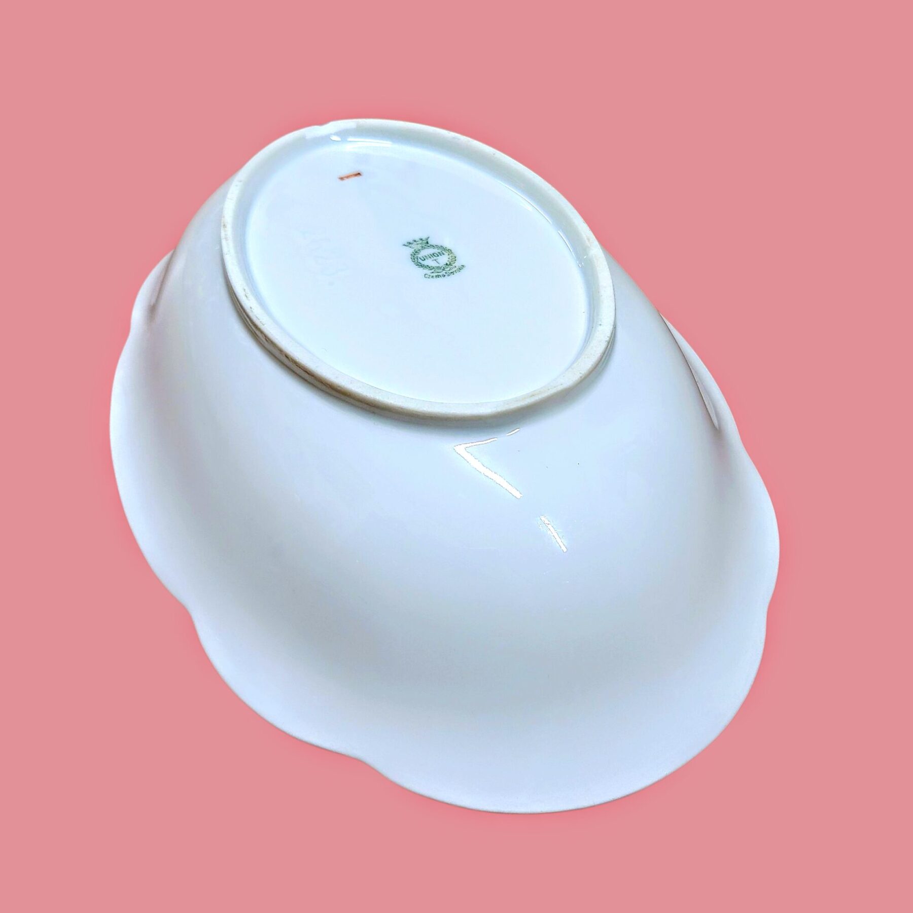 Ovaalne portselankauss - Union T Czecho-Slovakia - Image 4