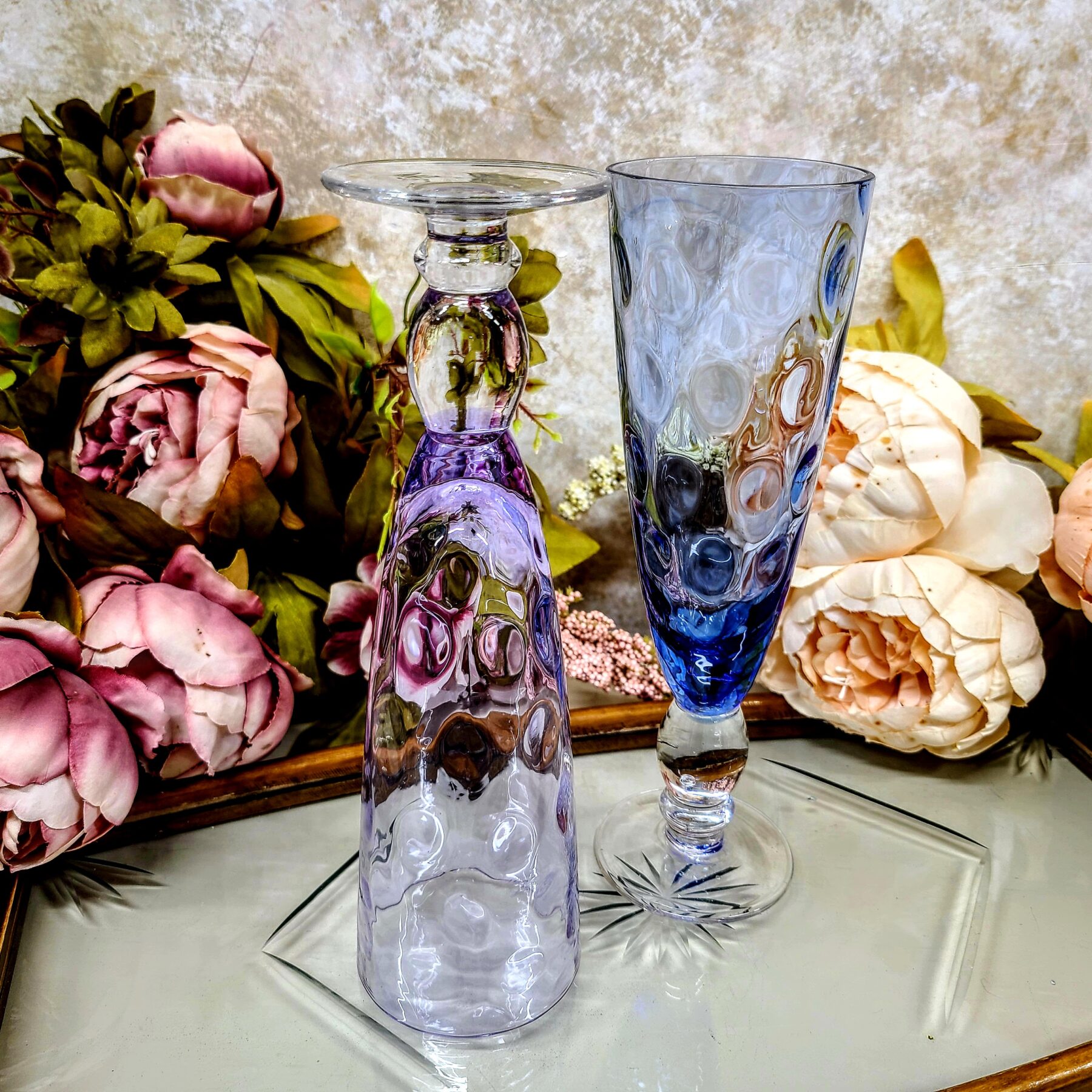 Romantilised toonitud šampanjapokaalid (4 tk) - Image 6