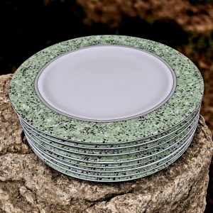 Burg Lindau feines Porzellan taldrik, Ø 30 cm