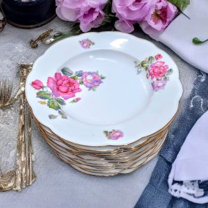 Roosimustriga supitaldrikud - Union T Czecho-Slovakia