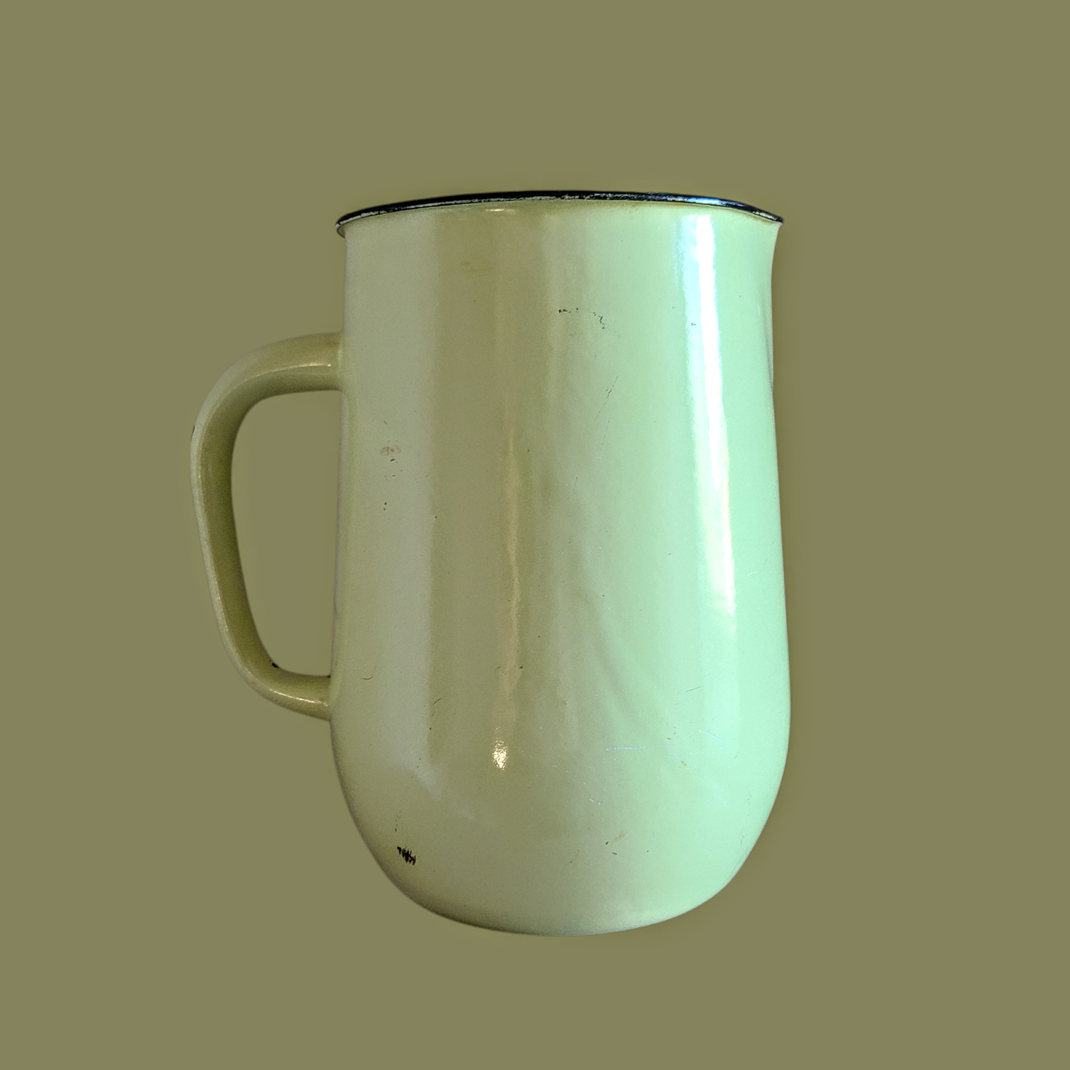 Vintage emailkann NSVL ajast - retro metallkann kööki - Image 2