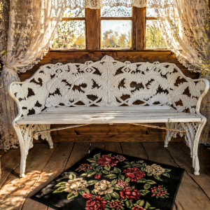 Malmist aiapink 1960ndatest - Melins Metall Fern Pattern