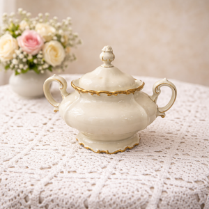 Rosenthal Pompadour suhkrutoos- vintage portselan 1940ndad