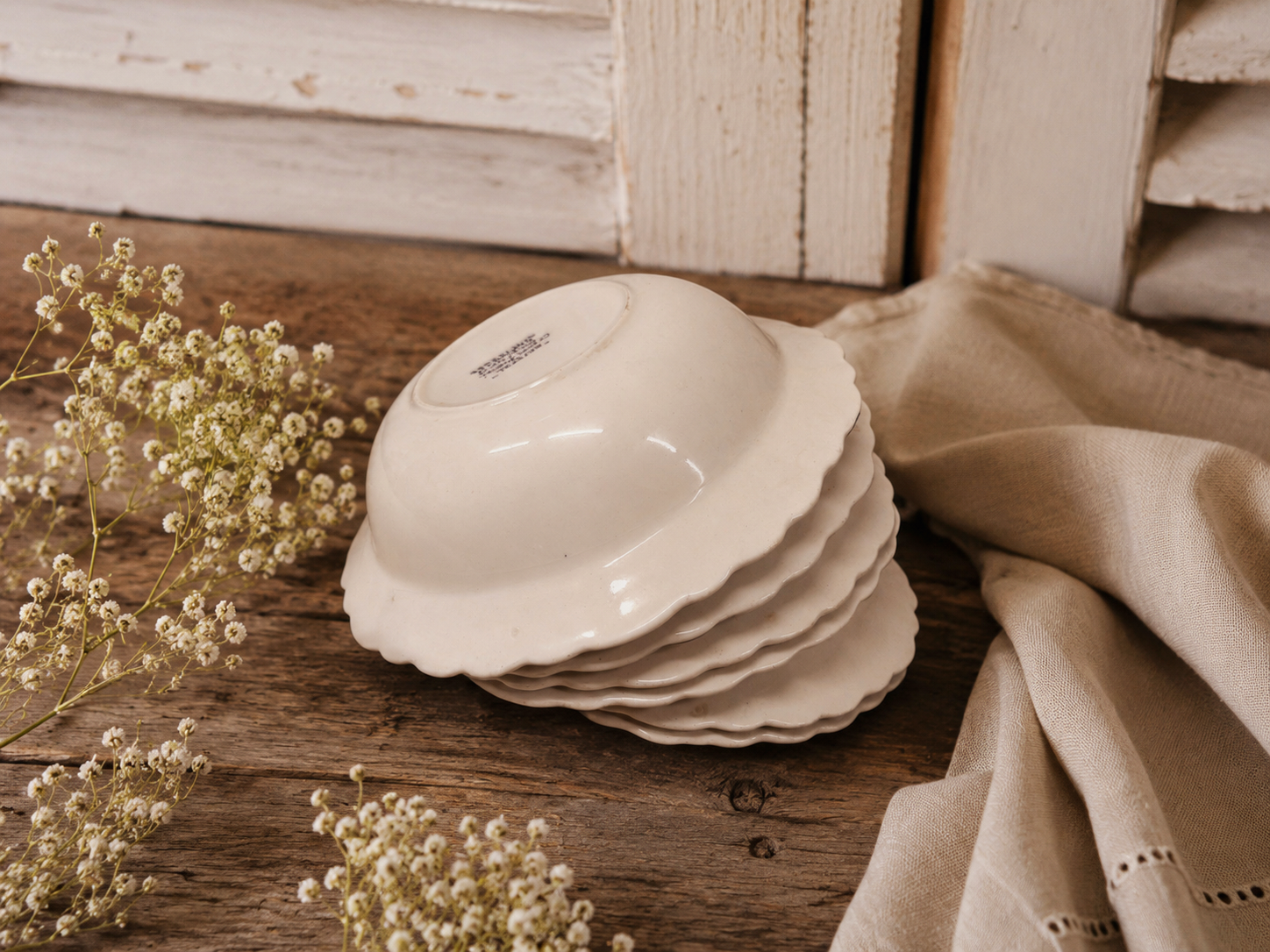 Magustoidukausid - vintage , Crown Ducal „Bristol“ - 6 tk – pilt 4