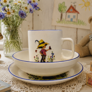 Laste nõudekomplekt Coryfo Ceramics - vintage Kreeka keraamika