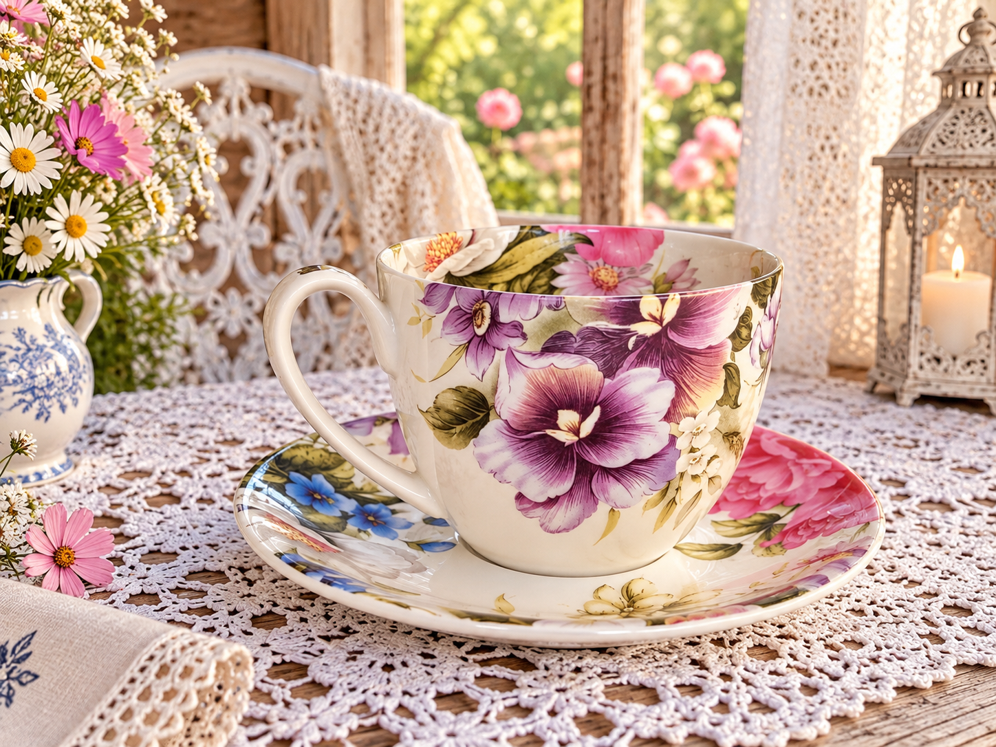 Lilleline portselanikomplekt - Staffordshire Associated Potters - Pilt 2