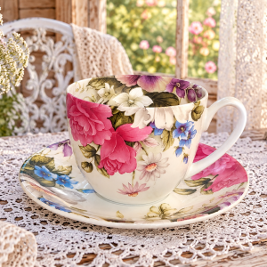 Lilleline portselanikomplekt - Staffordshire Associated Potters