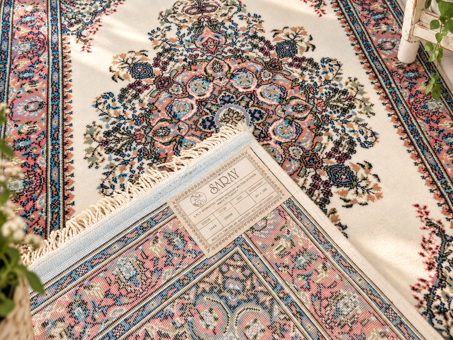 Vaip „Cream Oriental“ - Türgi Saray idamaine vintage-vaip - Pilt 6