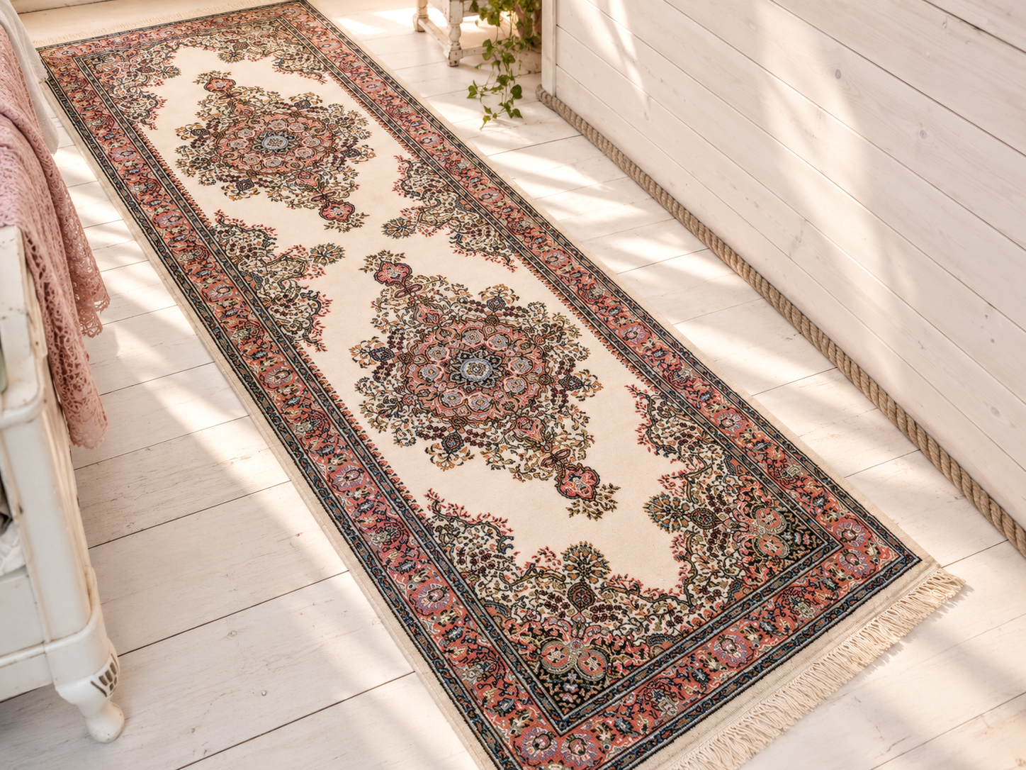 Vaip „Cream Oriental“ - Türgi Saray idamaine vintage-vaip