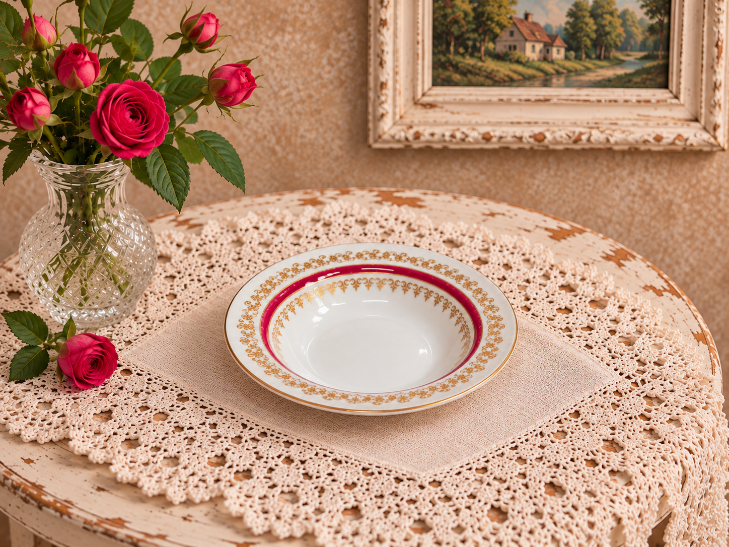 Vintage desserttaldrikud Royal Albert - „Holyrood“ - Pilt 4