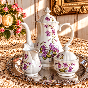 Vintage kohvikomplekt kannikestega - Wunsiedel Bavaria